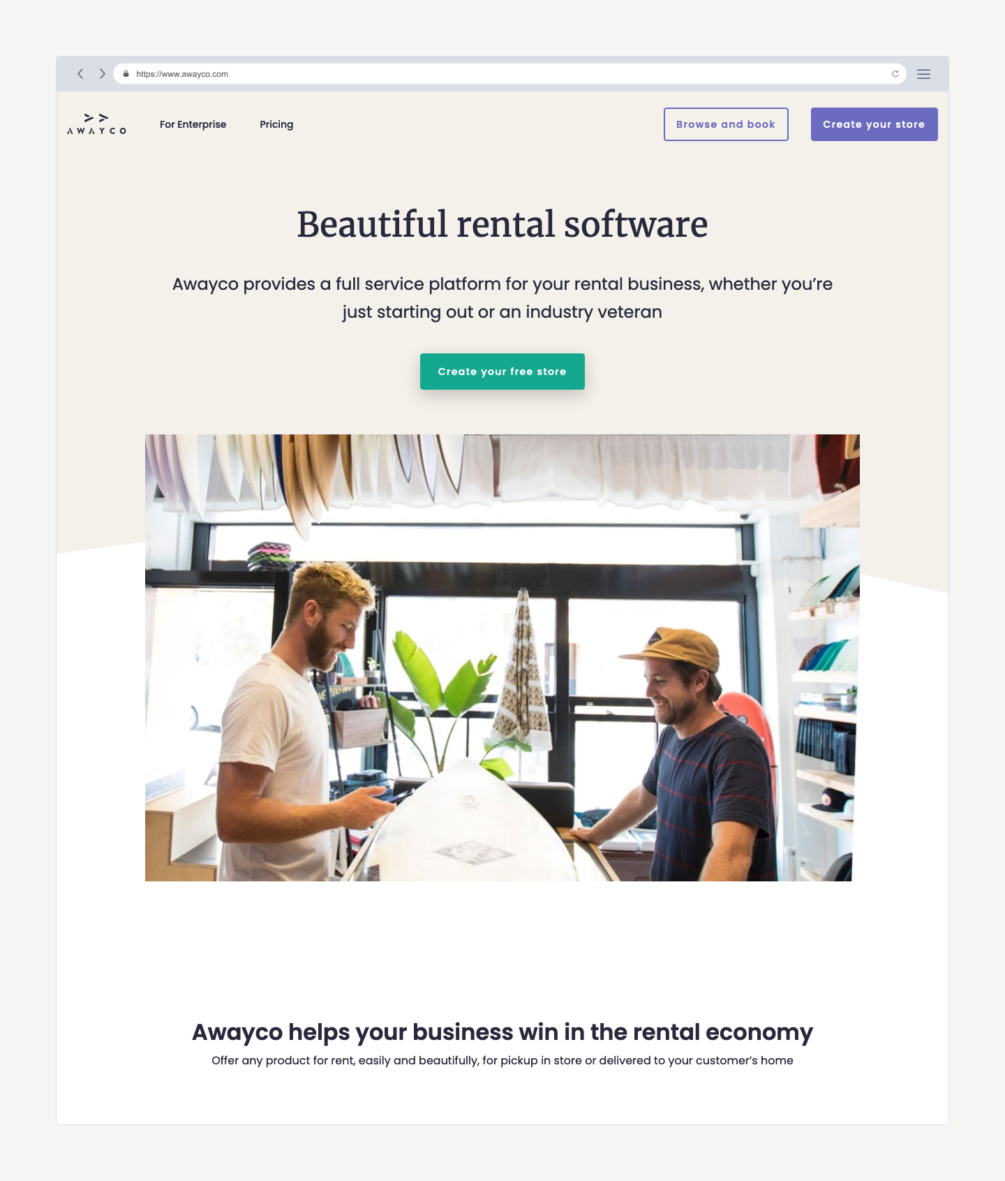 Home page